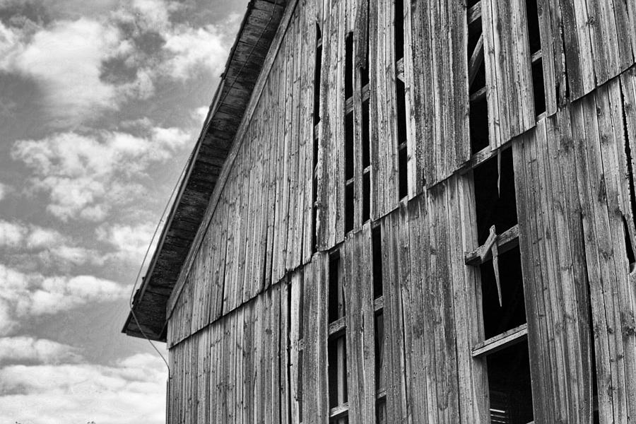 Barn in Black and White Photograph by John Crothers
