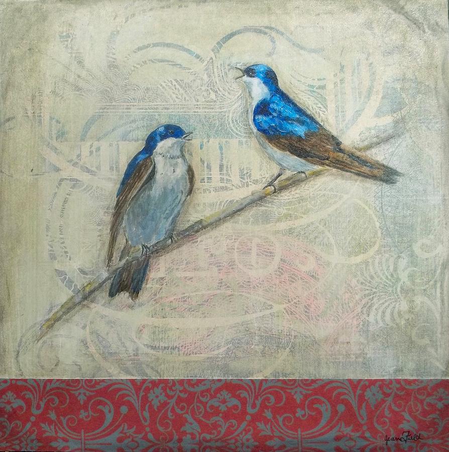 Barn Swallows Mixed Media by Jean Field - Fine Art America