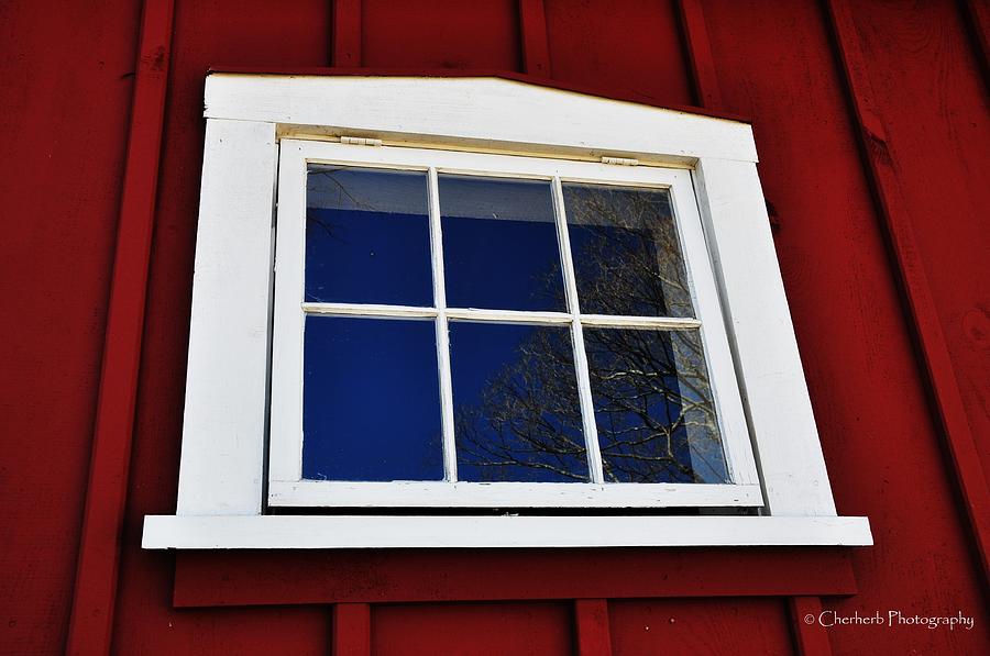 Barn Window Reflection Photograph by Cheryllee
