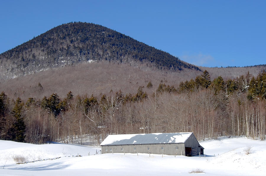 Barn Winter Photograph by Larry Landolfi