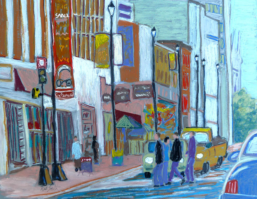 Barrington Street Pastel by Rae  Smith