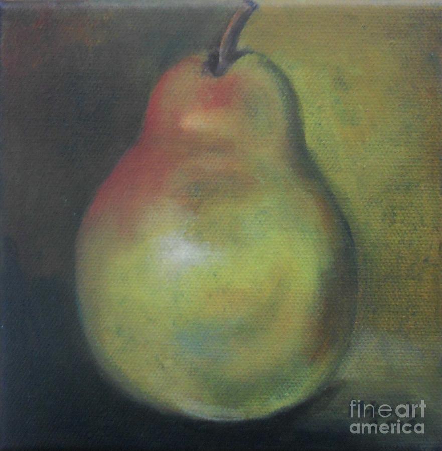 Bartlett Pear Painting by Marlene Book