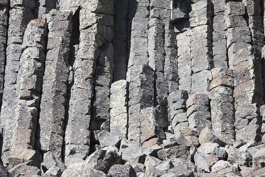 Basalt Columns Formed By Cooling Lava Photograph by Richard Roscoe