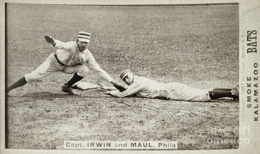 Philadelphia Phillies Photograph - BASEBALL GAME, c1887 by Granger
