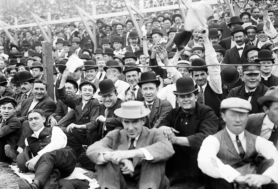 Baseball: Playoff, 1908 Photograph by Granger