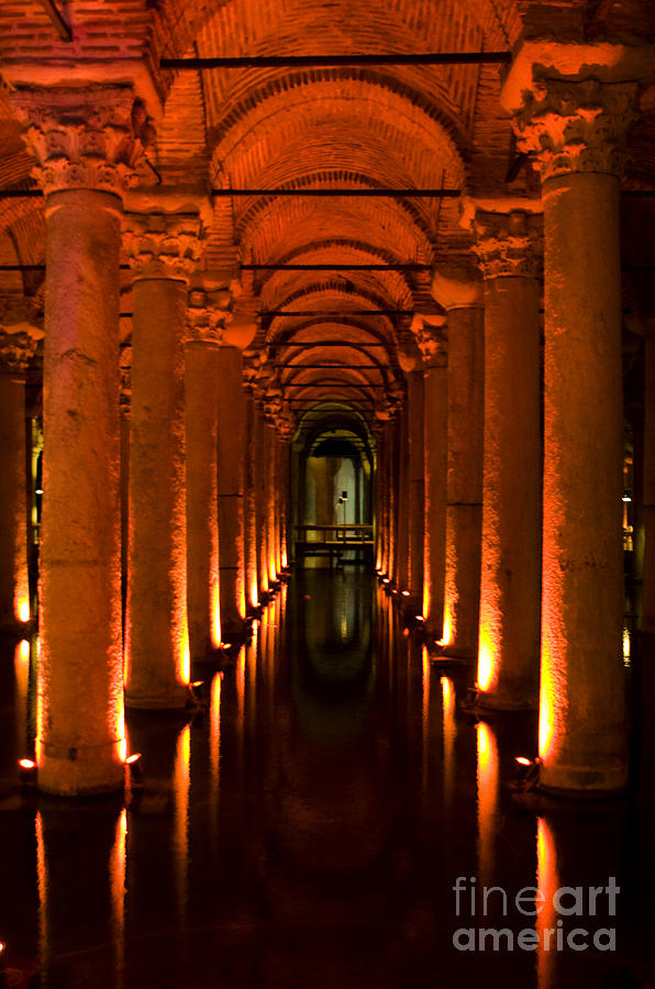Basilica Cistern Photograph by Leslie Leda