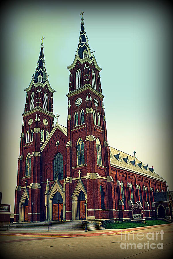 Basilica of St.Francis Xavier in Dyersville Iowa Photograph by Susanne Van Hulst