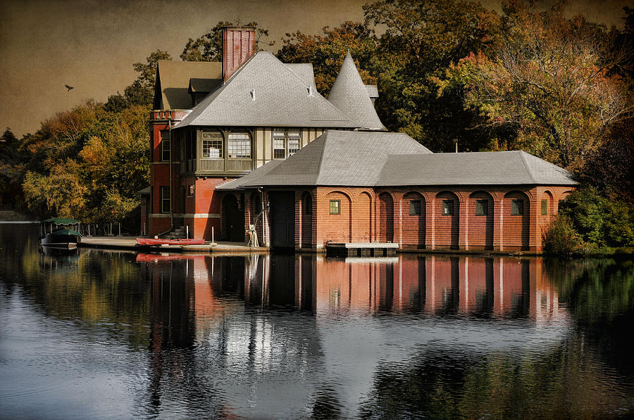 Basking Boathouse Photograph by Robin-Lee Vieira