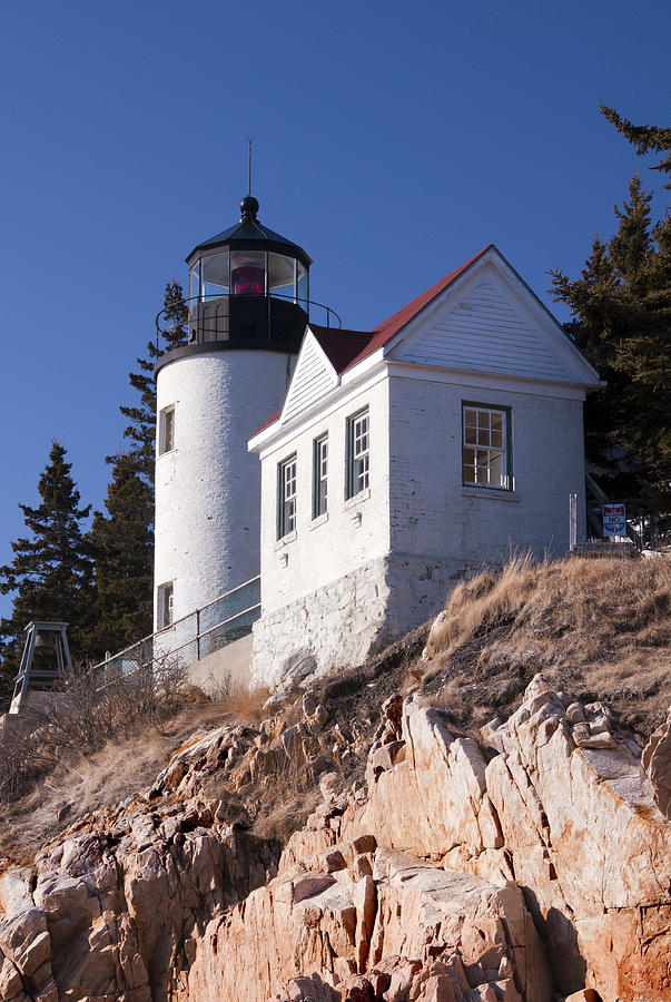 Bass Harbor Lighthouse Acadia National Park Photograph by Glenn Gordon