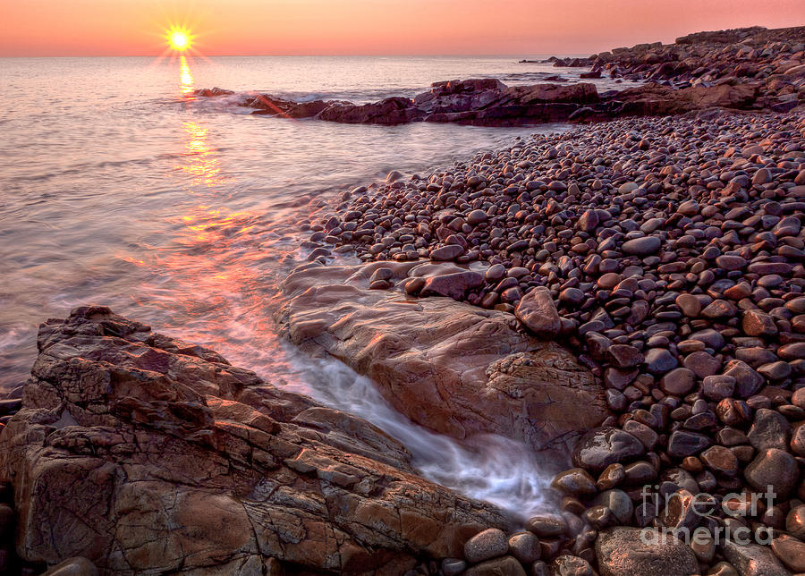 Bass Rock Sunrise Photograph by Susan Cole Kelly