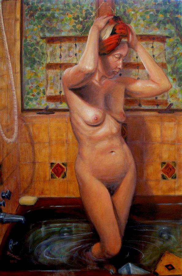 Bath 1 Painting by Donelli  DiMaria
