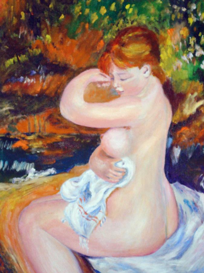Nude Painting - Bather by Nancy Pratt
