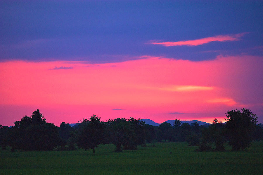Battambang Sunset Photograph by Arj Munoz