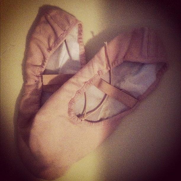 Dance Photograph - Battered #ballet Shoes #split #dance by Georgina Hassan