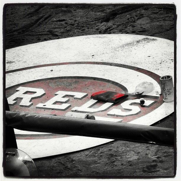Reds Photograph - Batting Circle. #reds #redsbaseball by Reds Pics