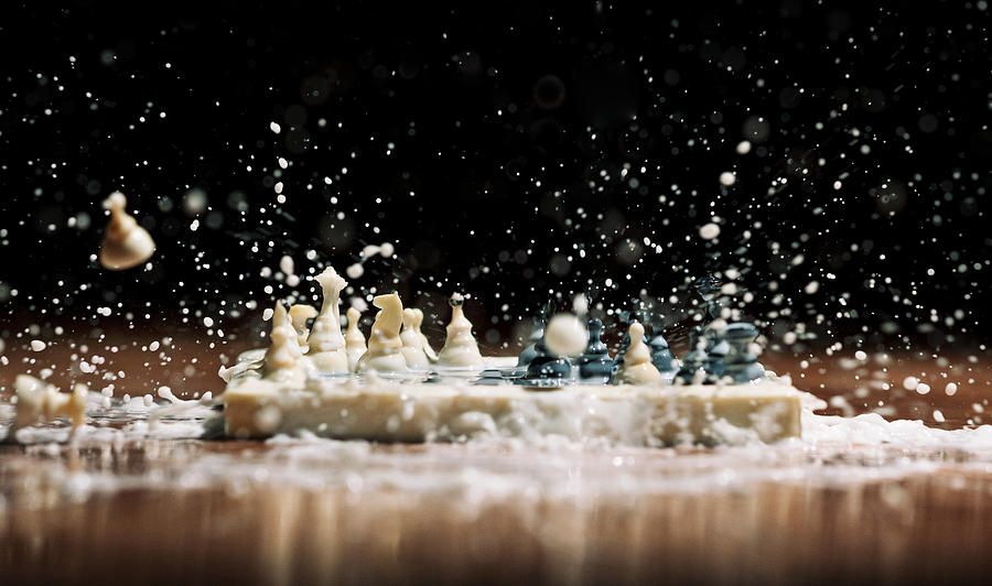 Chess Photograph - Battle by Ivan Vukelic