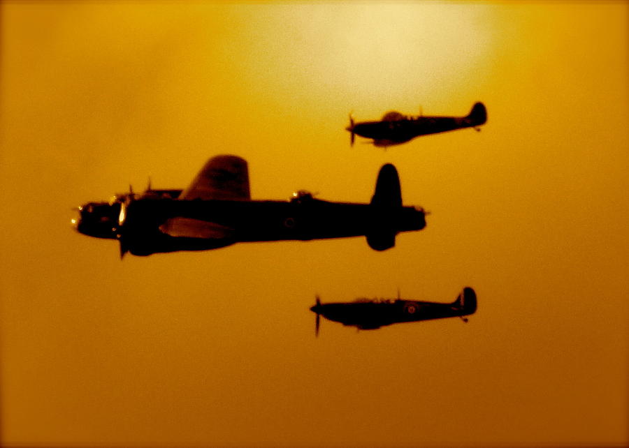 Battle of Britain Flight at Dusk Photograph by John Colley