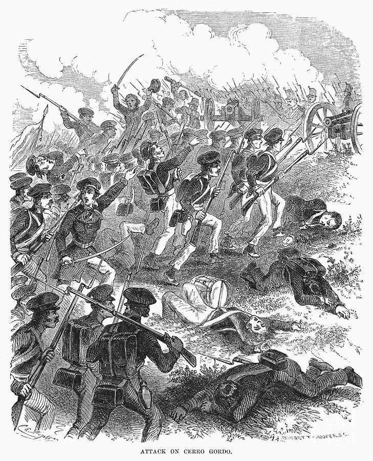 1847 Photograph - Battle Of Cerro Gordo by Granger