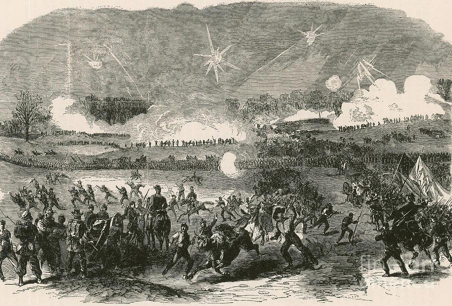 Battle Of Chancellorsville, 1863 Photograph by Photo Researchers