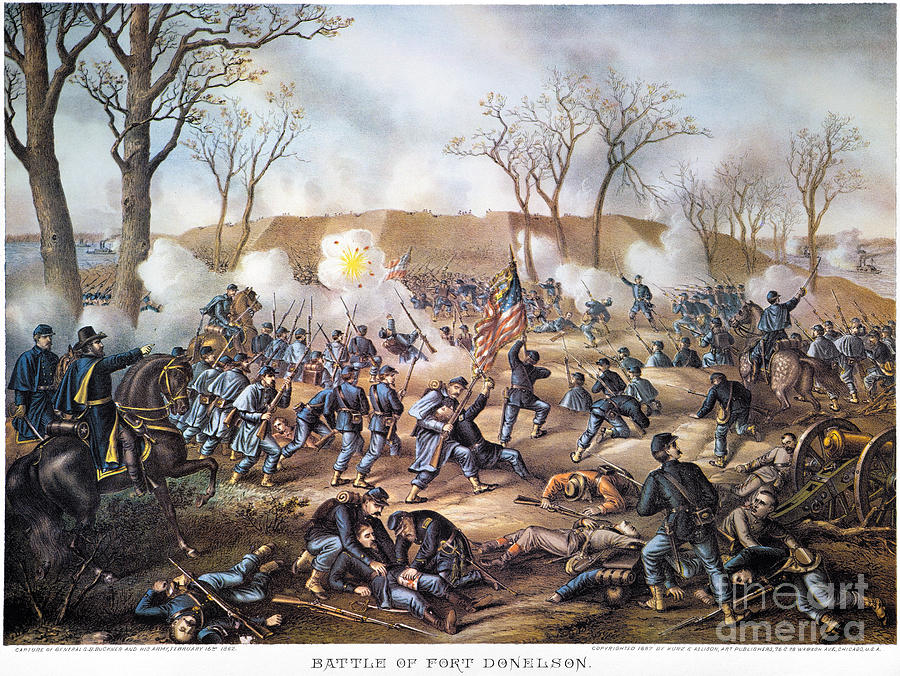 Battle Of Fort Donelson Photograph by Granger