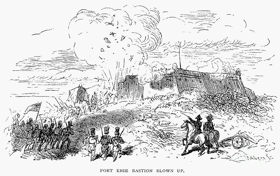 Battle Of Fort Erie, 1814 Photograph by Granger