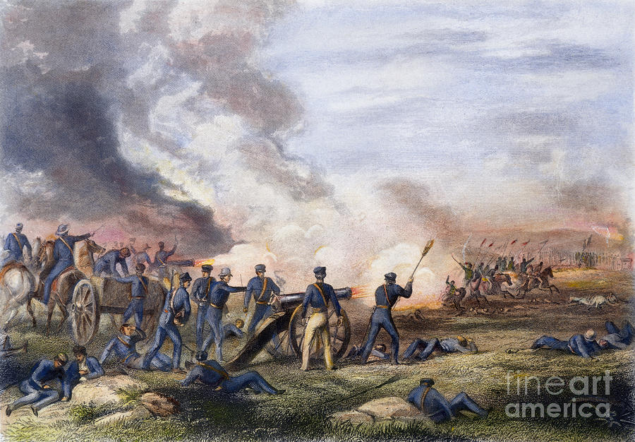 Battle Of Palo Alto, 1846 Photograph by Granger