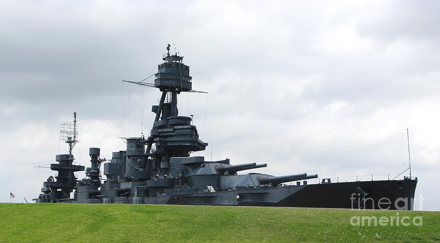 Battleship Uss Texas Photograph by Michael Wood