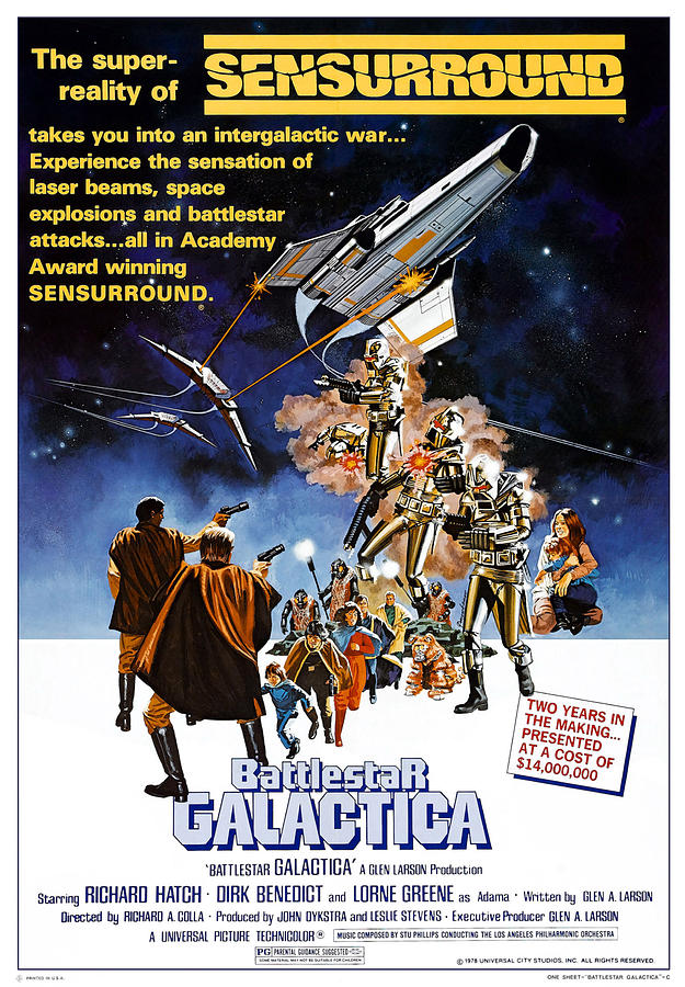 Battlestar Galactica, Theatrical Photograph by Everett Battlestar Galactica, Theatrical Photograph by Everett