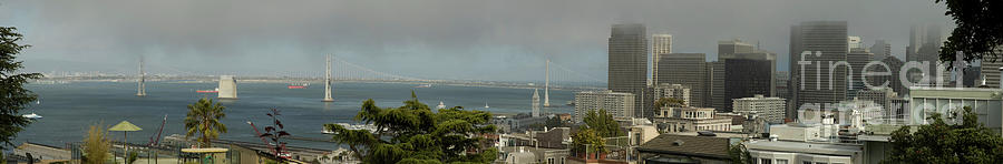 Bay Bridge Panorama Photograph by Tim Mulina