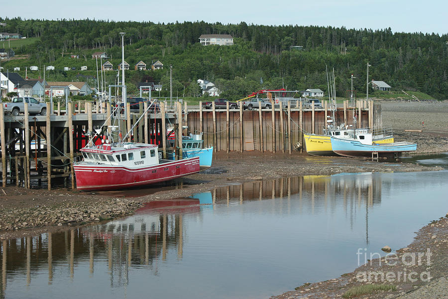 Bay Of Fundy - Low Tide Photograph by Ted Kinsman