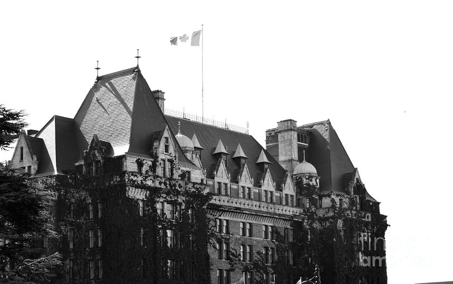Flag Photograph - BC Parliament by Traci Cottingham