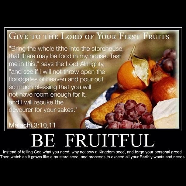 Tithe Photograph - Be Fruitful by Nigel Williams