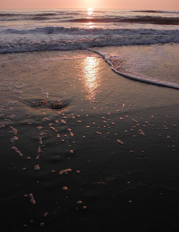 Beach And Wave Refections Photograph by Kim Galluzzo Wozniak
