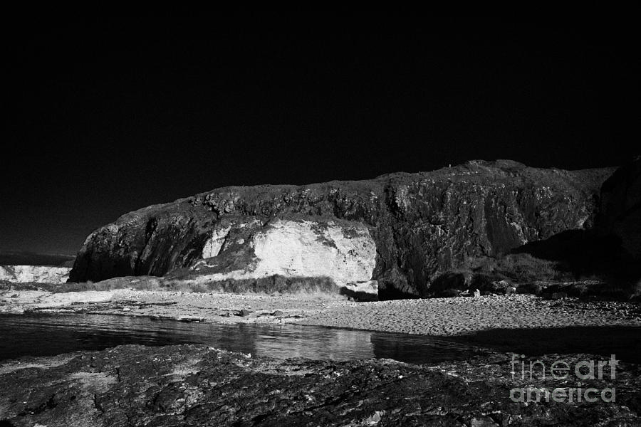 Beach Photograph - Beach At Sandy Port Ballintoy On The North Antrim Coast by Joe Fox