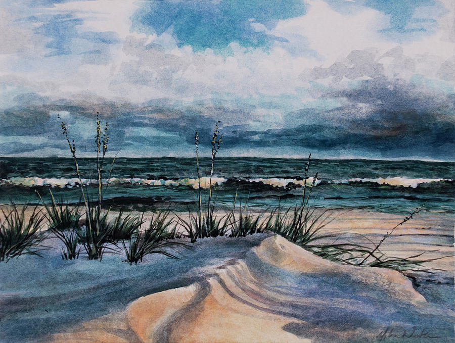 Beach Breeze Painting by Mike Worthen - Fine Art America