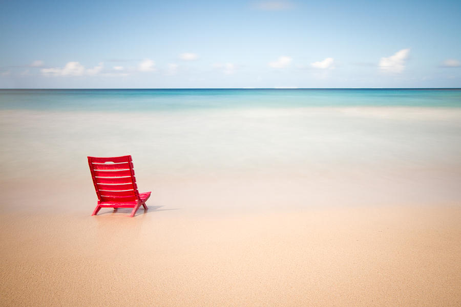 Beach chair Photograph by Anya Brewley schultheiss