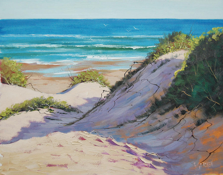 Impressionism Painting - Beach Dunes by Graham Gercken