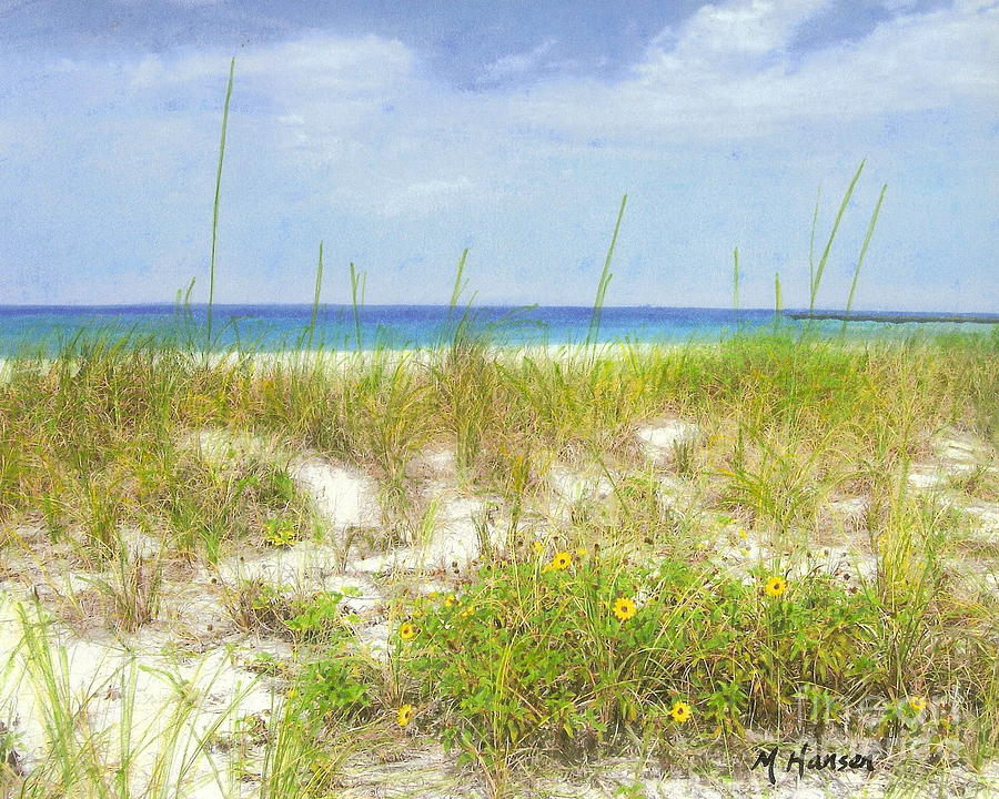 Beach Photograph - Beach Flowers by Mona Younavjak Hansen Beach Photograph - Beach Flowers by Mona Younavjak Hansen