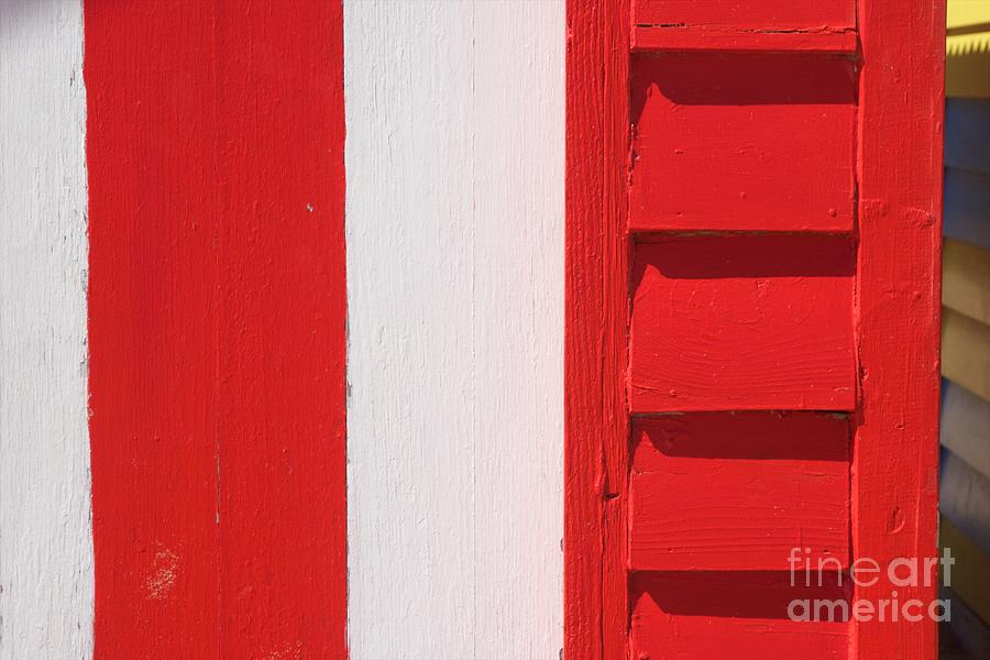 Summer Photograph - Beach House - Red and White II by Hideaki Sakurai