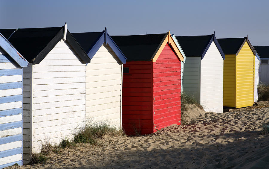 Beach Huts Photograph by David Harding