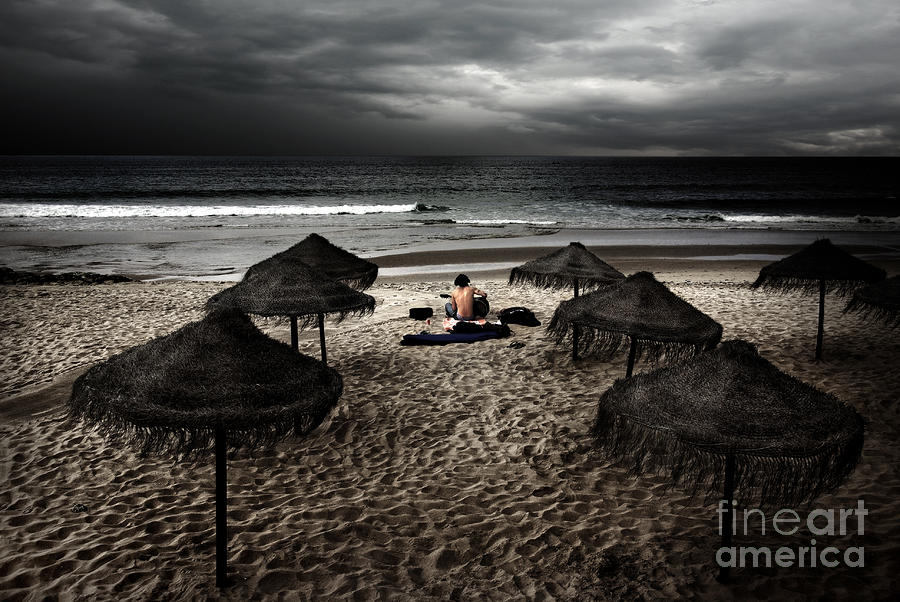 Music Photograph - Beach Minstrel by Carlos Caetano
