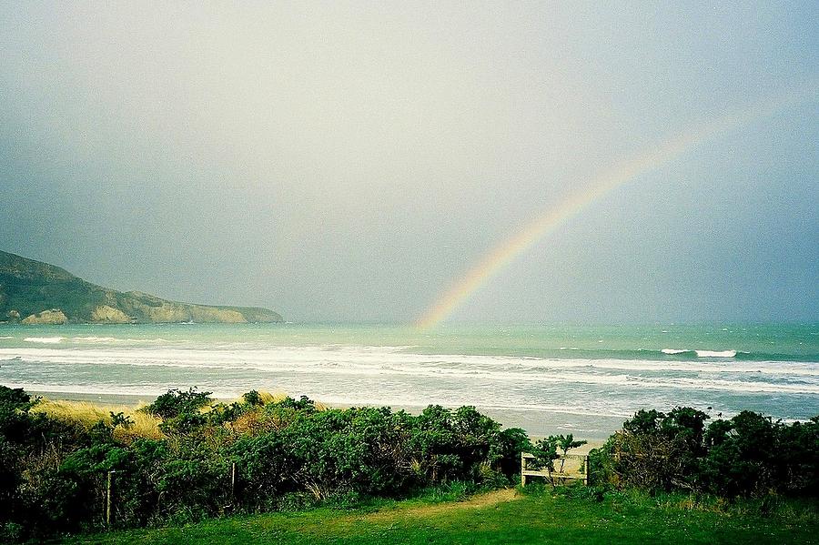 Beach Rainbow Photograph by Peter Mooyman
