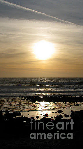 Beach Sunset Monterey CA Photograph by Morgan Wright