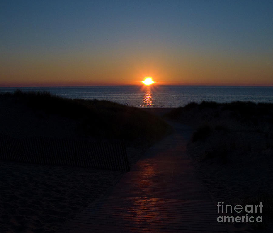 Beach Sunset Photograph by Tim Mulina