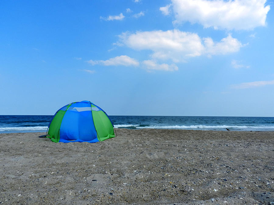 Beach Tent Photograph by Lance Vaughn