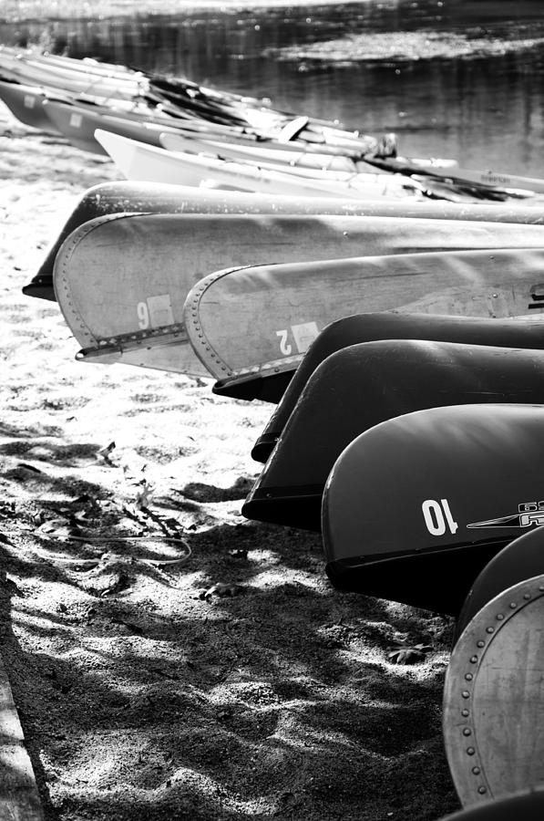 Beached Kayaks Photograph by Julia Wilcox
