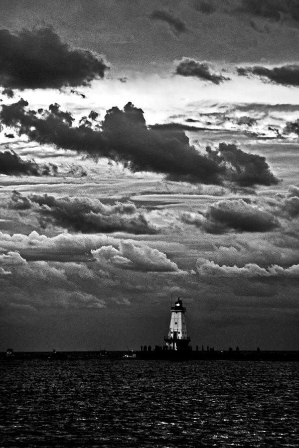 Beacon in the clouds Photograph by Randall Cogle