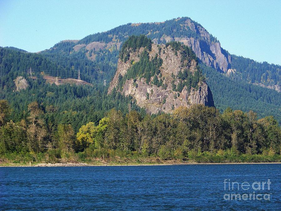 Beacon Rock Standing Tall Photograph by Charles Robinson