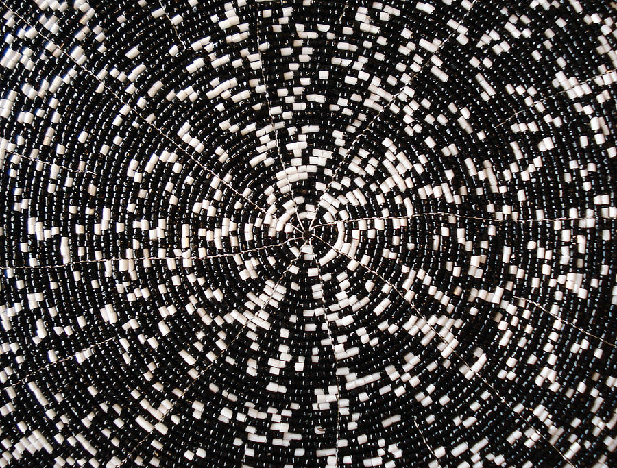Abstract Photograph - Bead ans sequins work in spiral shape by Sumit Mehndiratta