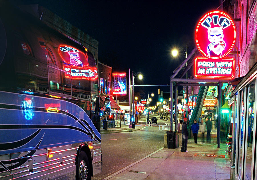 Beale Street Photograph by Kris Rasmusson